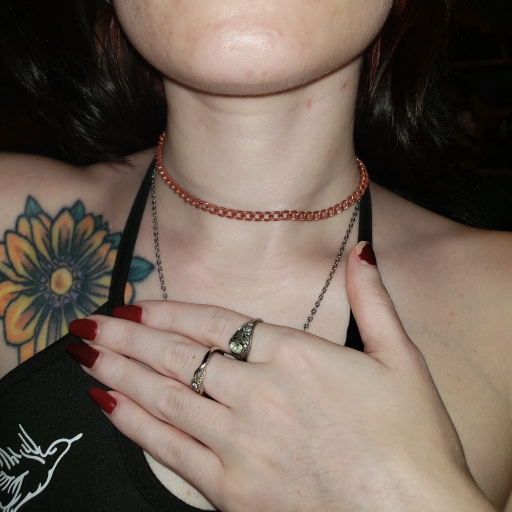 Pink Choker Chain - Picture 6 of 8